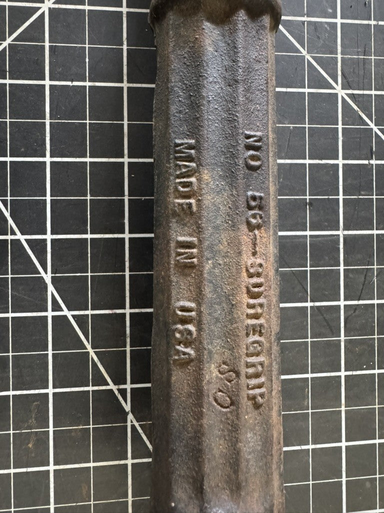 Vintage Crescent No. 56 Suregrip Slide Hammer Nail Puller – Made in USA