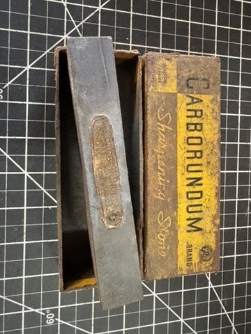 Vintage Carborundum Sharpening Wet Stone – Niagara Falls, NY USA – No. 09