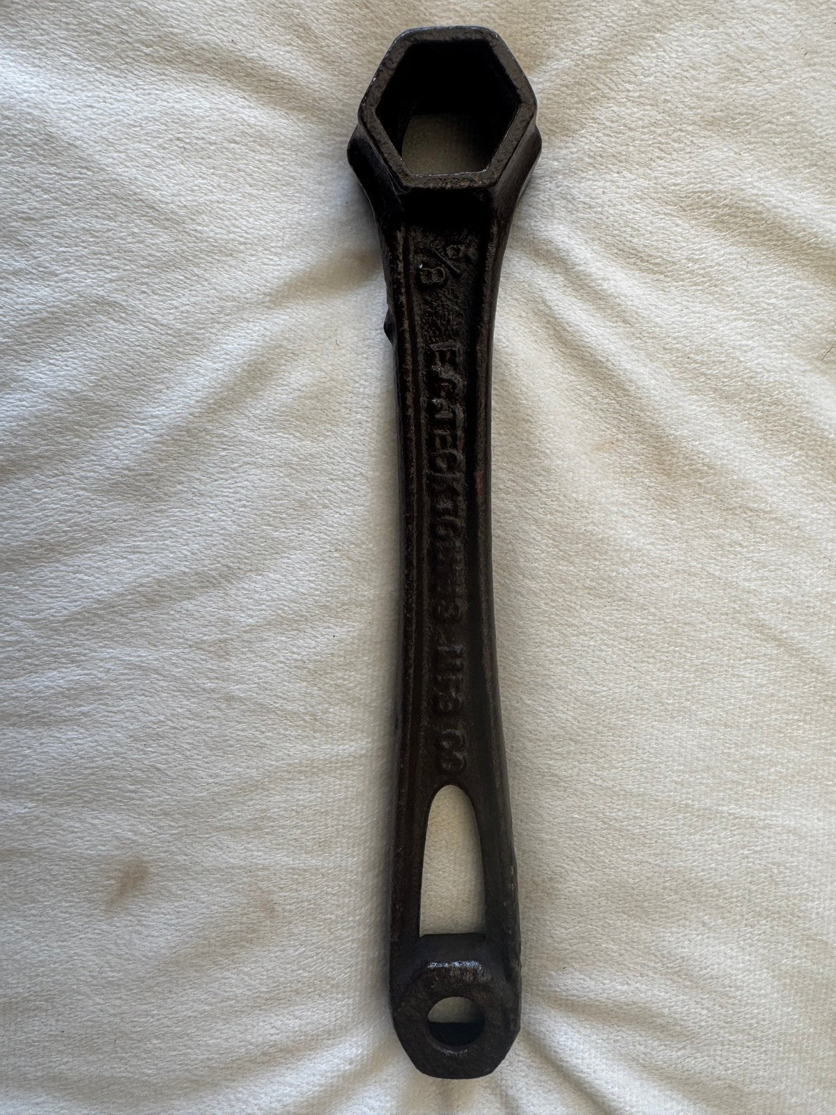 5/8 E.C. TECKTONIUS MFG CO SILO WRENCH RACINE WIS S12