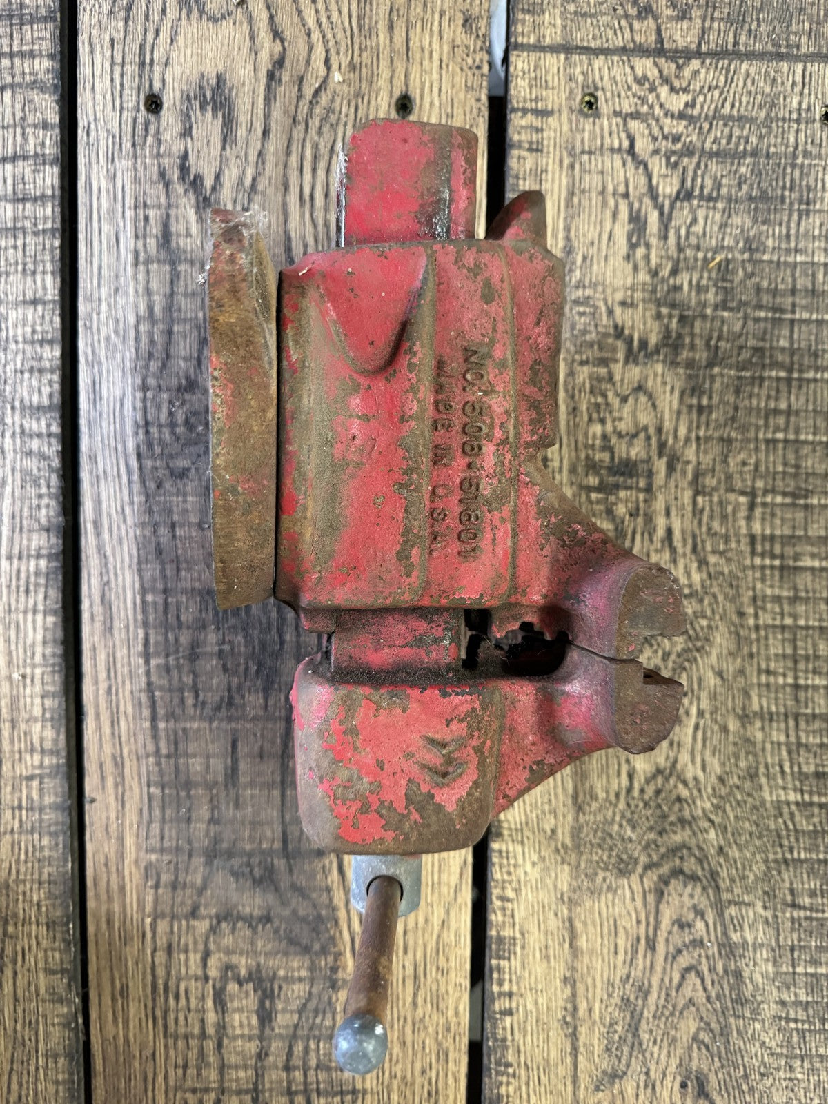 Vintage Craftsman 506-51801 Swivel Base Bench Vise – 3-3/8” Jaws, USA