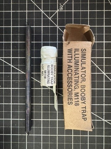 Vietnam Era U.S. Army M118 Booby Trap Simulator – Military Training Device