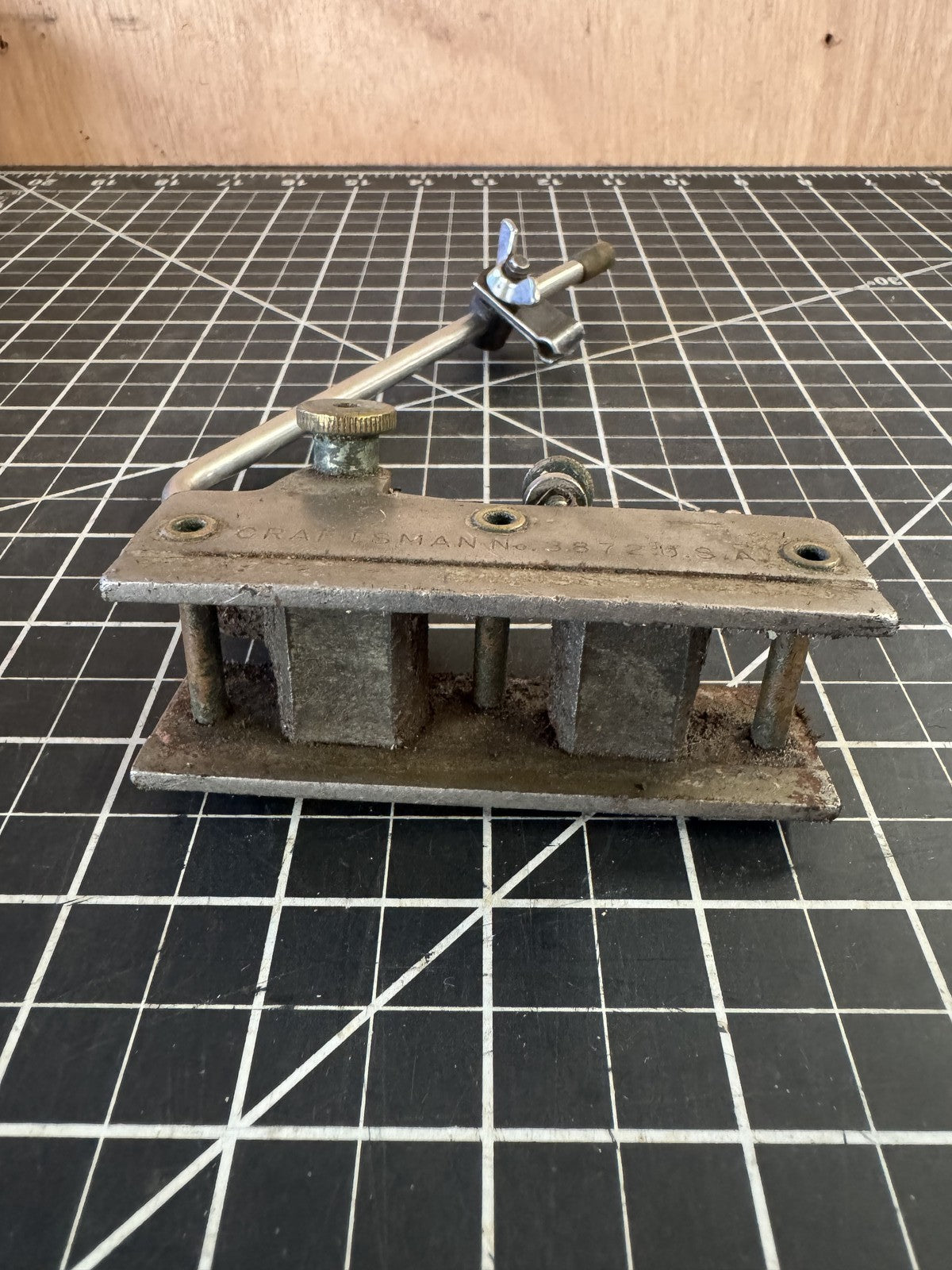 Vintage Craftsman Magnetic Dial Indicator Tool Holder No. 3872 – USA Made