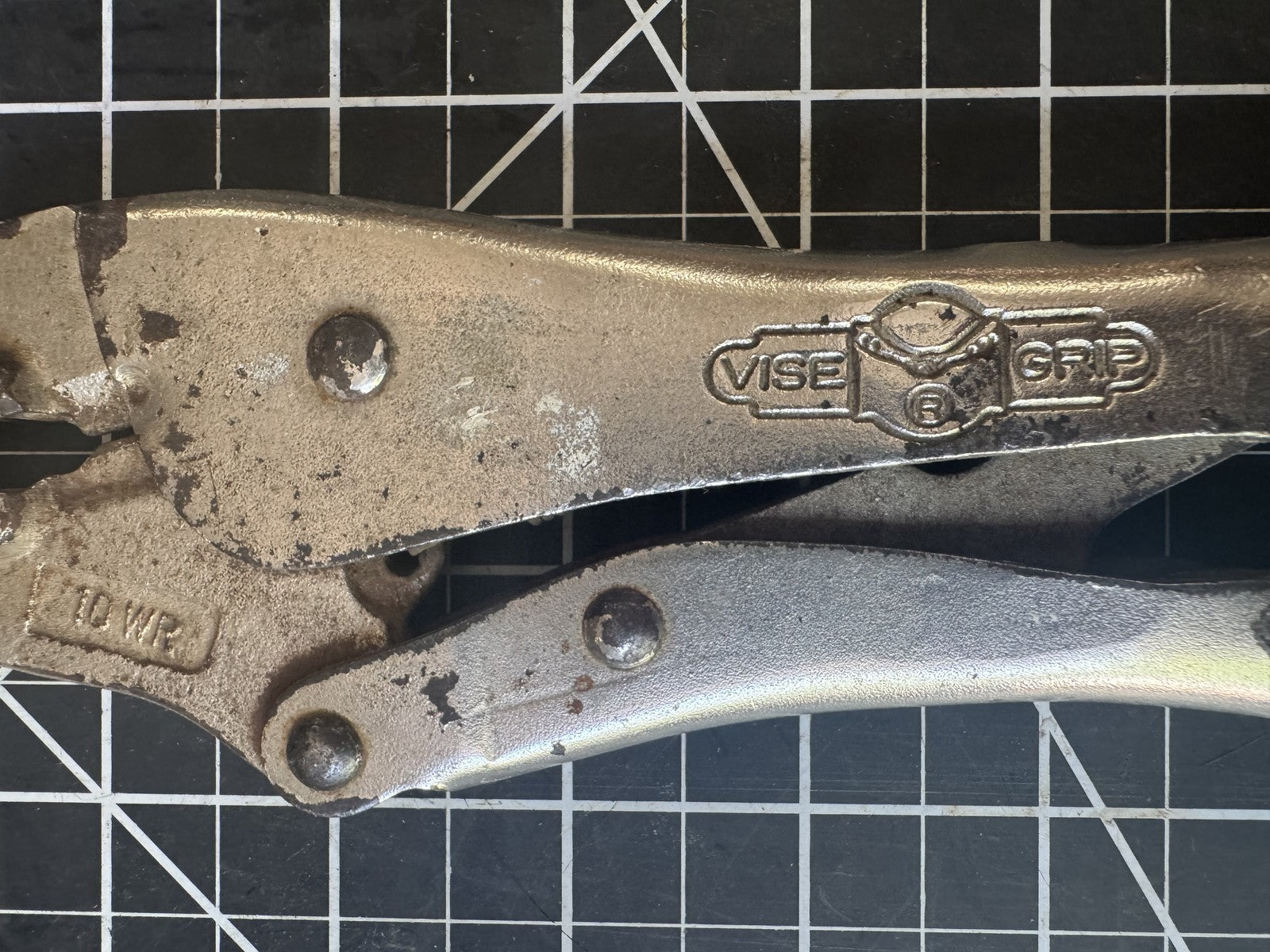 Lot of 2 Vintage Petersen Vise-Grip Locking Pliers 7WR & 10WR – USA Made