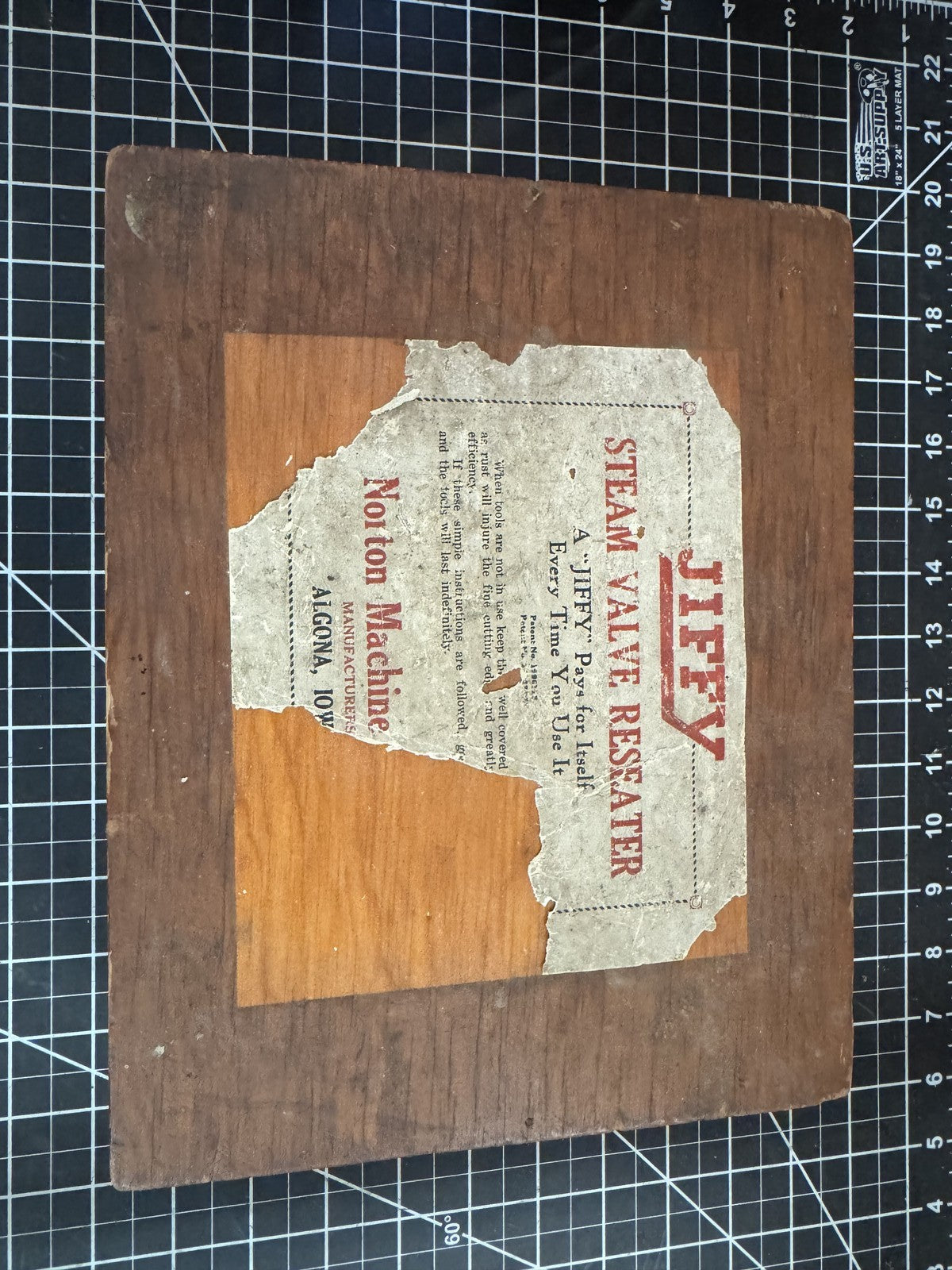 Norton Machine Works Valve Reseating Tool Set – Great Condition