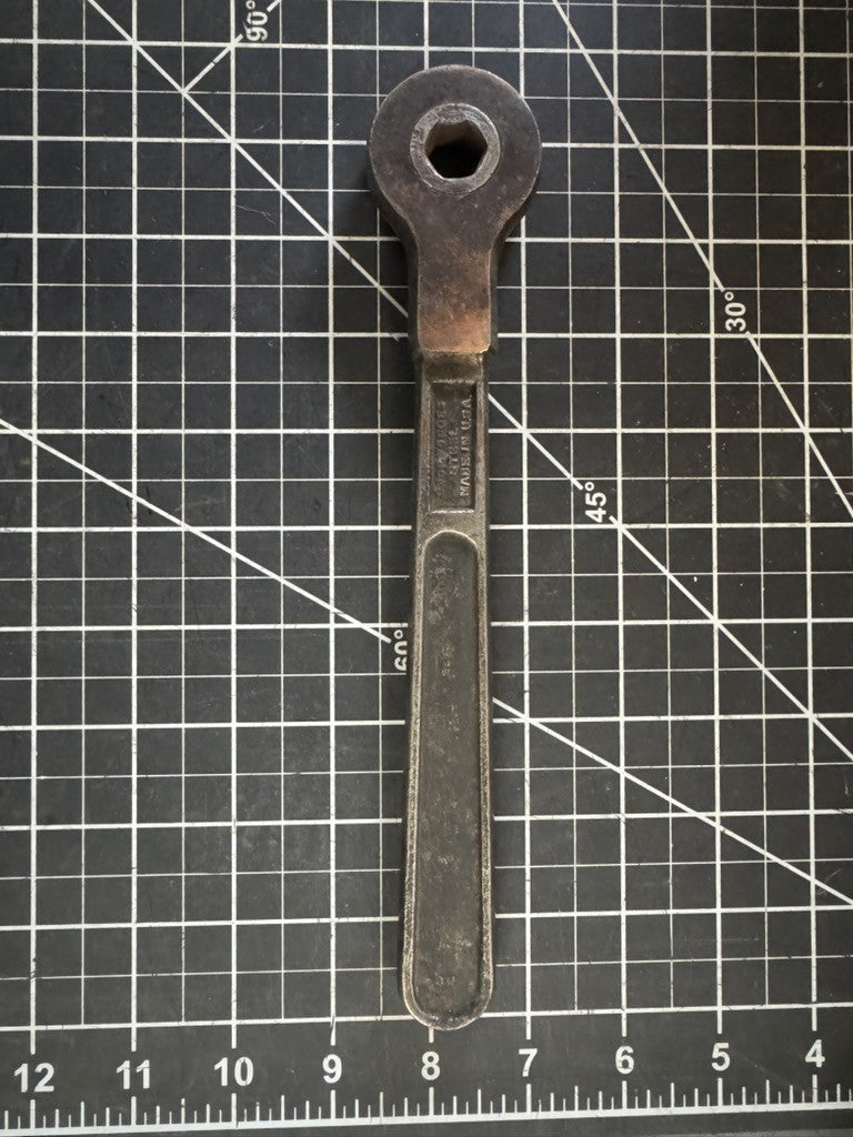 Bethlehem USA Spark Plug Ratchet Wrench – 1/2” – Antique Tractor Tool – Rare