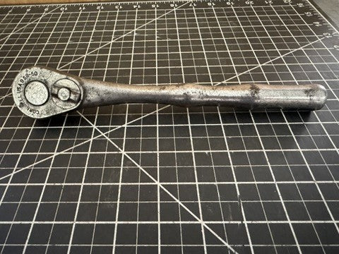 Vintage Cornwell SR-50 Ratchet – 1/2” Drive, 9-5/8” Long – Made in USA