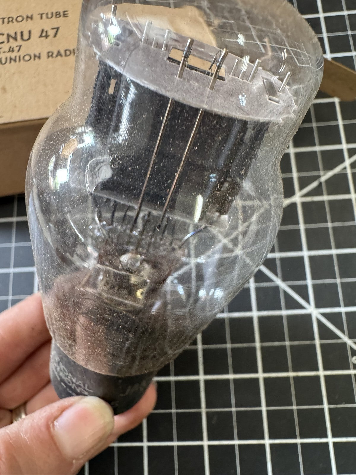 AN CNU 47 V47 Electron Tube | National Union Radio | NOS | WWII Military Grade