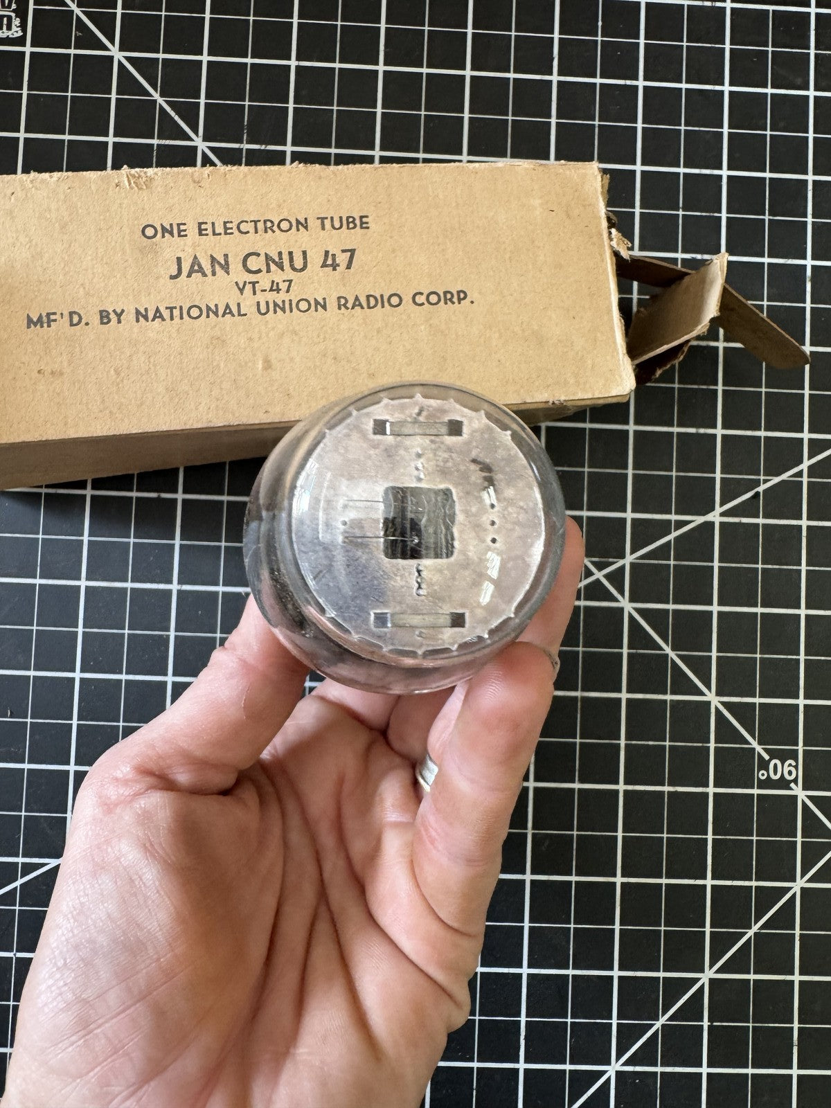 AN CNU 47 V47 Electron Tube | National Union Radio | NOS | WWII Military Grade