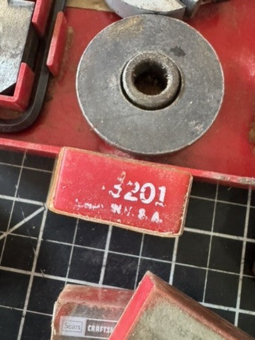 Vintage Craftsman Bench & Radial Saw Molding Set Shaper Head w/ Cutters