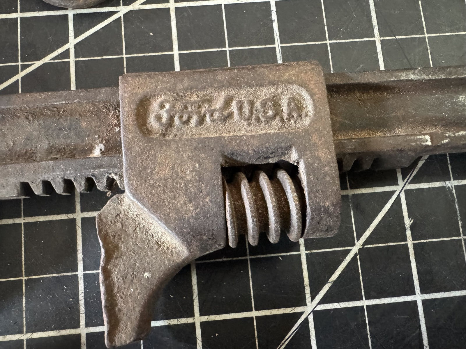 Lot of 5 Vintage Ford Tools – 3  Wrenches, 1 Double Open-End, 1 Combo Wrench