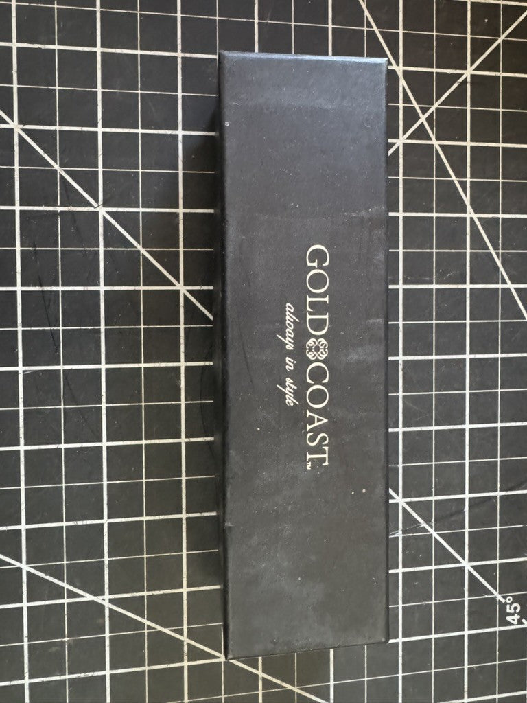 Vintage Avon Gold Coast Silver & Black Pen Set – NOS in Gift Box