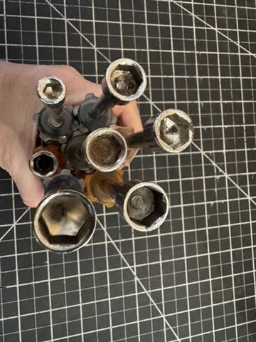 Vintage 7pc Set of Nut Drivers – 1/2”, 7/16”, 3/8”, 5/16”, 11/32”, 1/4”, 3/16”