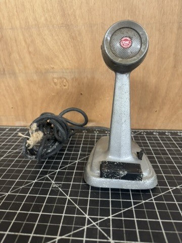 Vintage 1950s Turner 254C Chrome CB / Ham Radio Microphone – Art Deco MCM