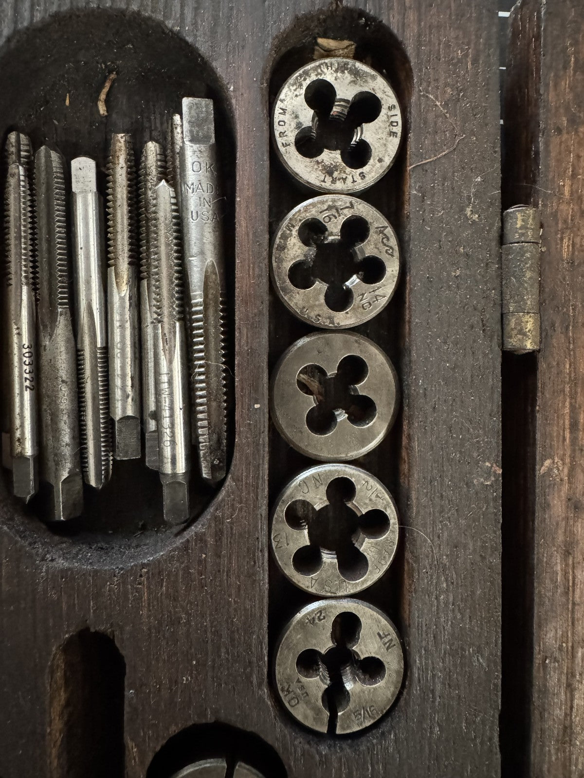 Vintage Greenfield O.K. Jr. Tap & Die Set No. 3100 – Auto Screw Plate