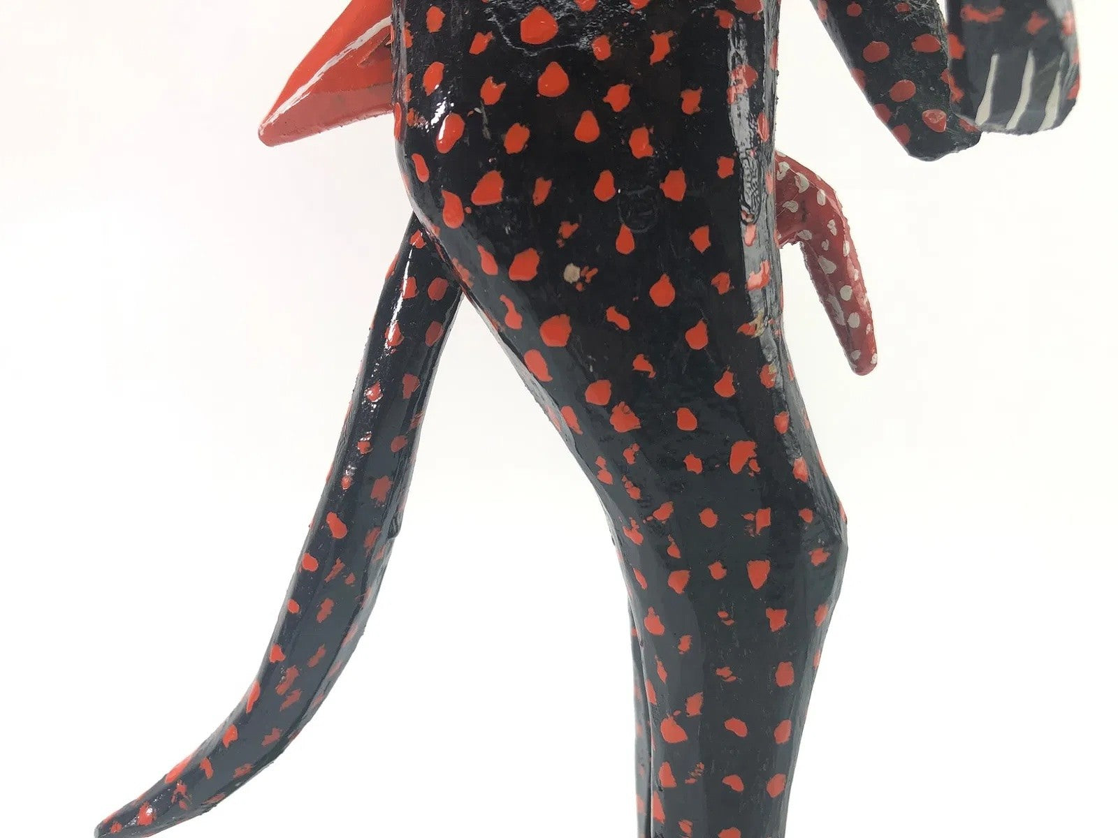 Freddy Acuna Costa Rican Folk Art Fertility Statue – Hand Carved Wood, 19”