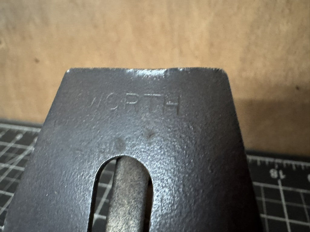 Vintage / Antique Worth Woodworking Plane – Made in USA – 8” Hand Plane