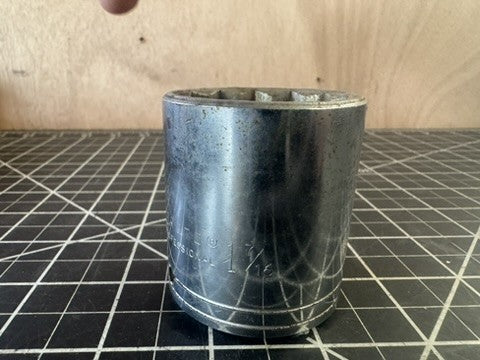 Proto Professional USA #5446 Socket – 1-7/16” 12-Point 1/2” Drive – Shallow