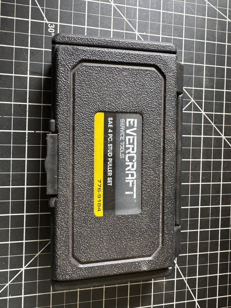 Vintage Evercraft SAE 4pc Stud Puller Set No. 776-9184 – 3/8” & 1/2” Drive