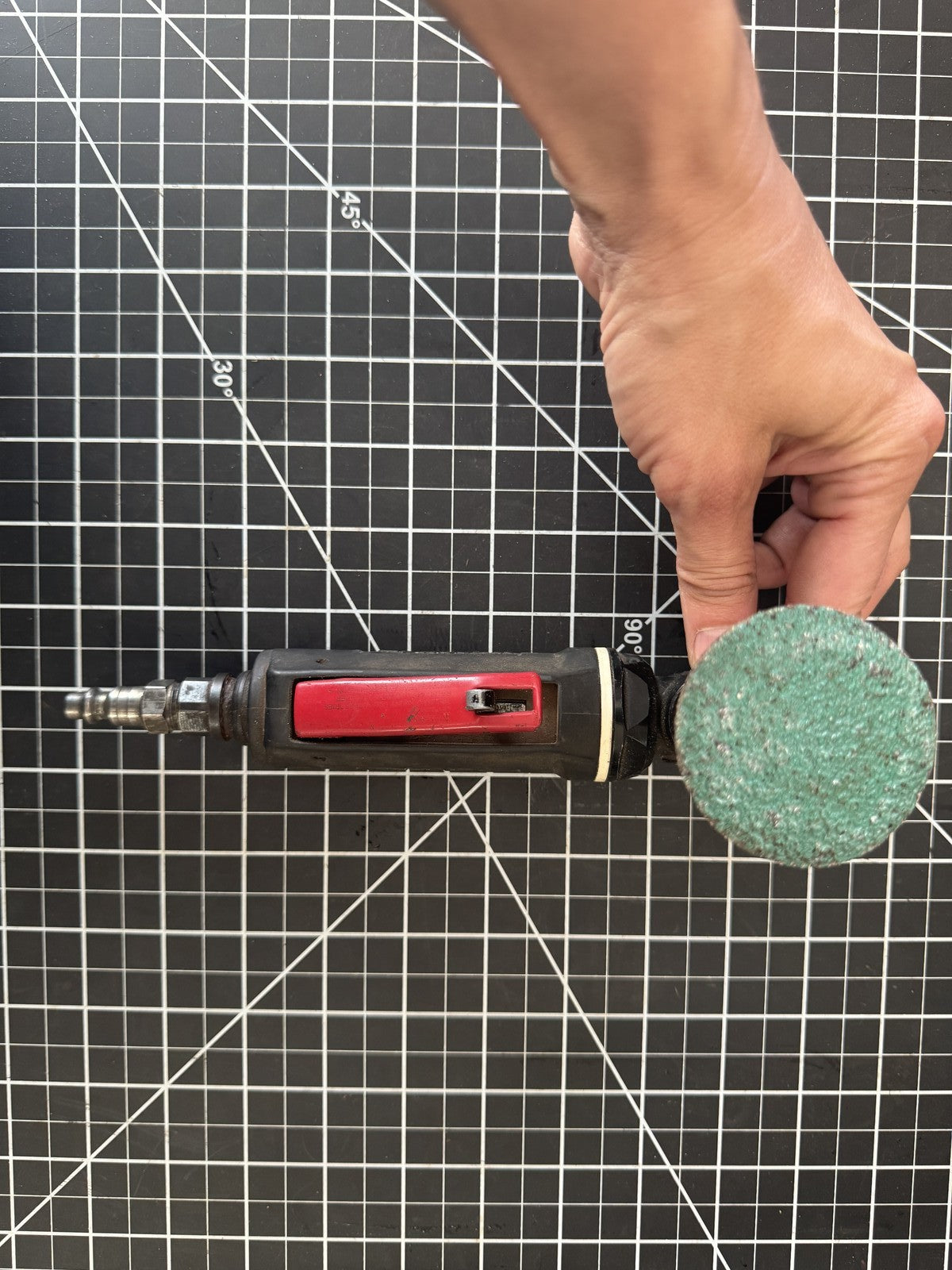 Husky Model H4230 1/4" Angle Die Grinder – 90 PSI Max, Used