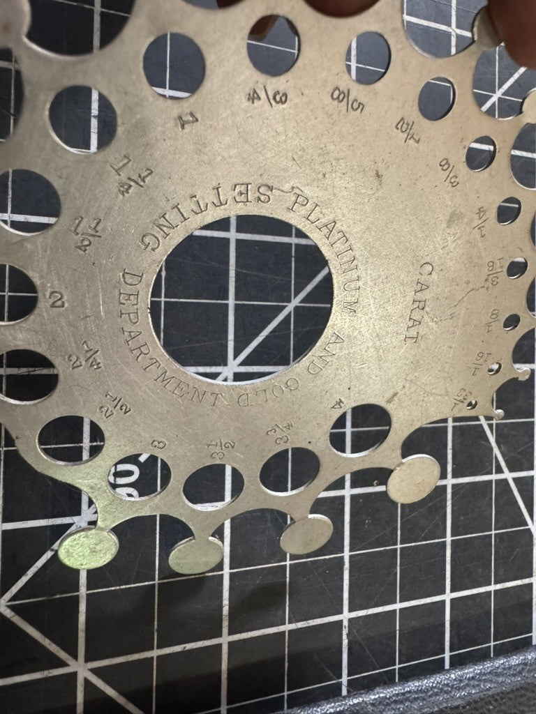 Lot of 2 Vintage Diamond Weight Calculators – Moe 1948 & Baker Carat/MM