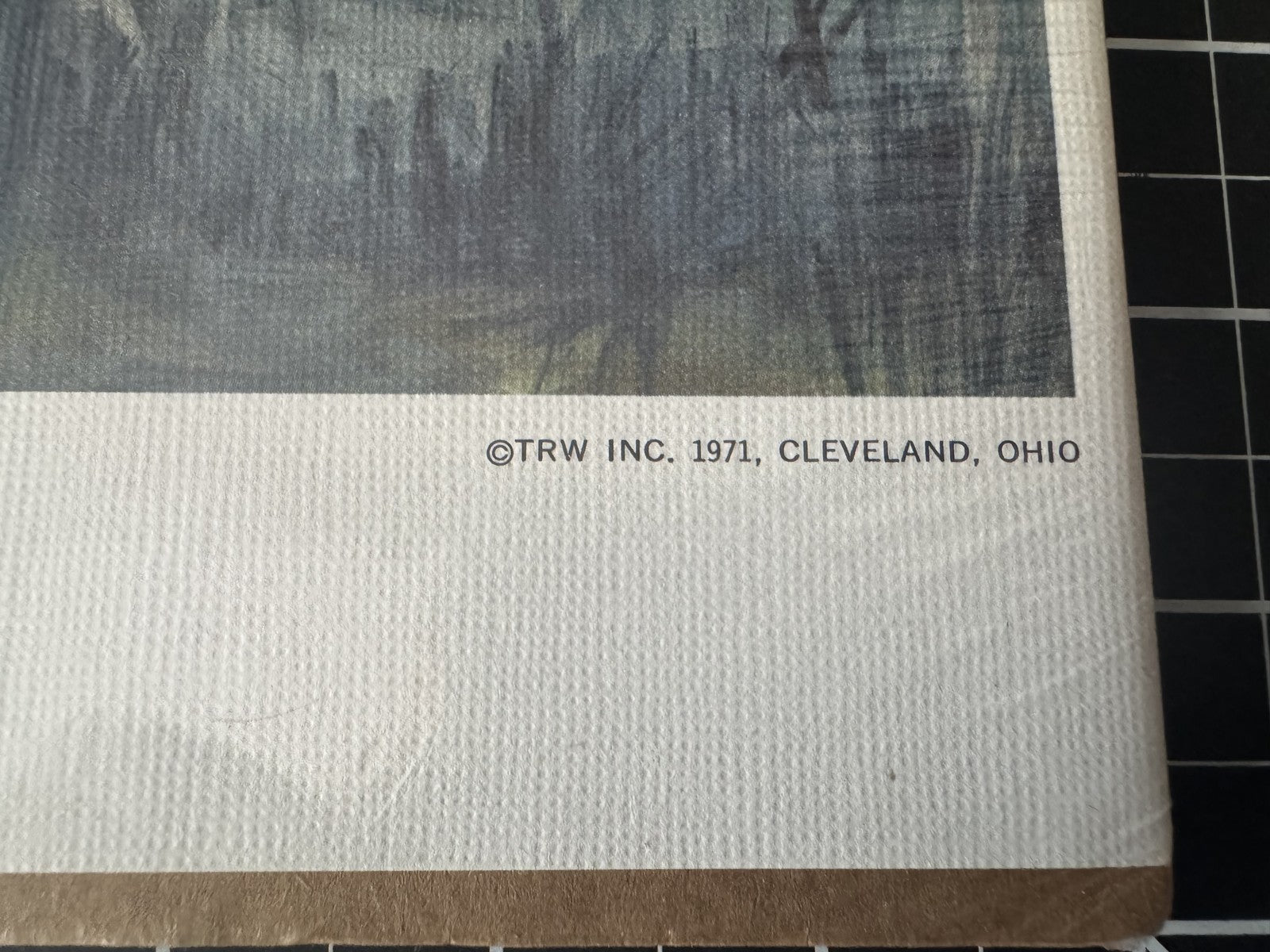 1971 "US Marine Corps Strafing - 1955" Hubbell War Print – 12.75" x 16"