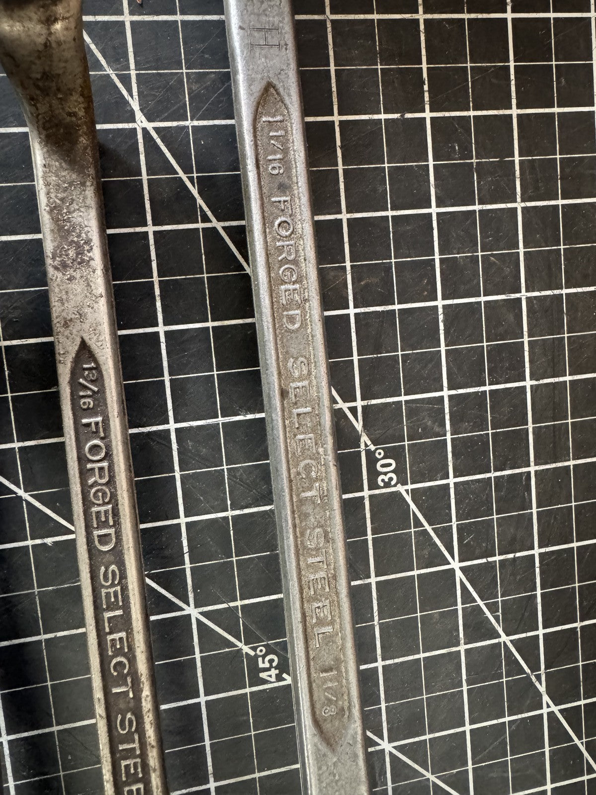 Lot of 4 Vintage Offset Double Box End Wrenches – Forged Steel USA