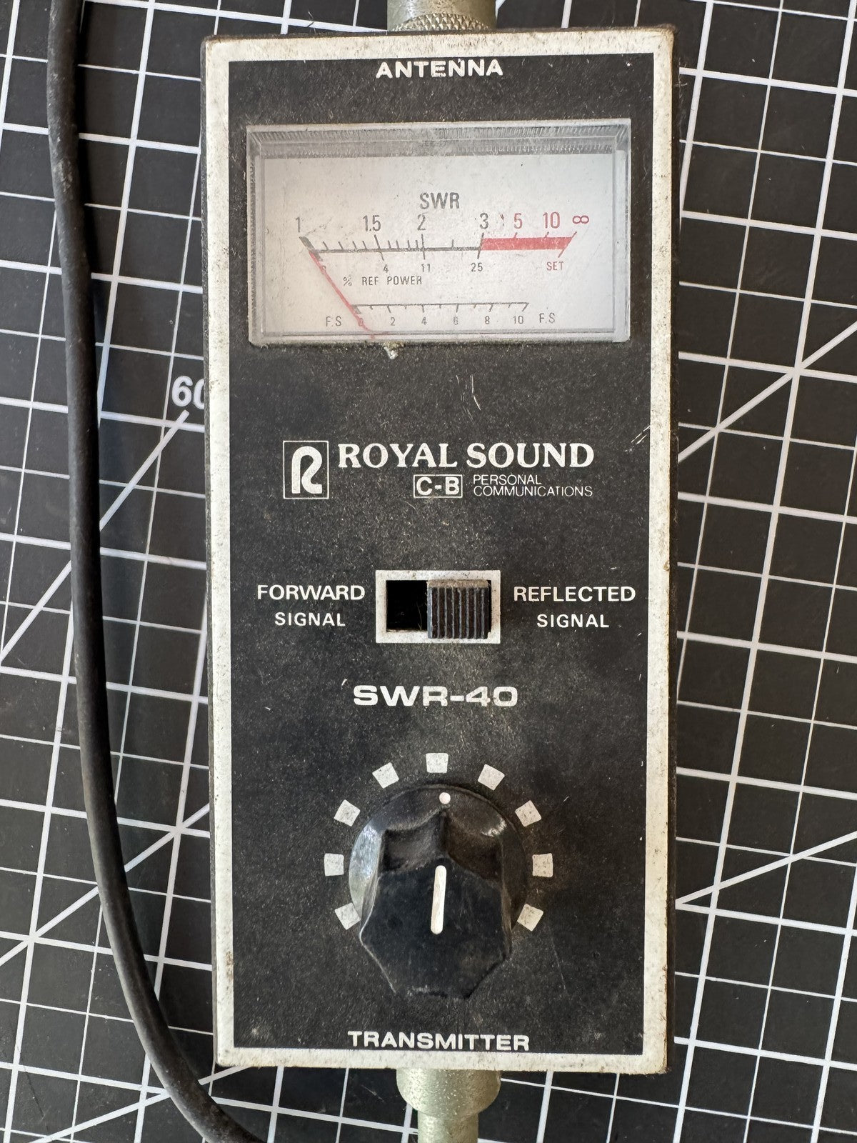 ROYAL SOUND SWR-40 SWR/Power Meter – CB, HF, Ham Radio Use