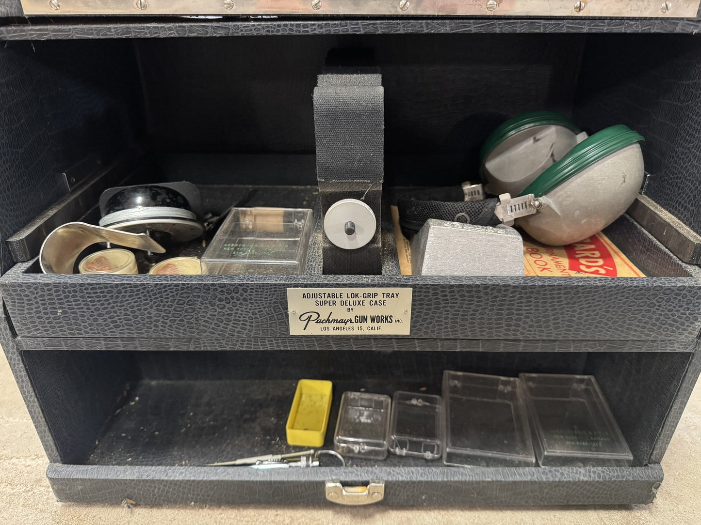 Vintage Bushnell Sentry Spotting Scope – With Lok-Grip Tray, Pachmayr Case