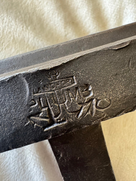 Vintage Anchor Anvil Hardie 1 1/4 - Blacksmith Tool