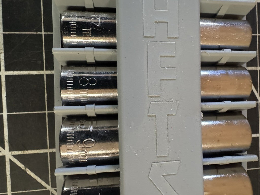 Craftsman 934436 10-Piece 1/4” Drive 6-Point Deep Socket Set – Metric 4mm–13mm