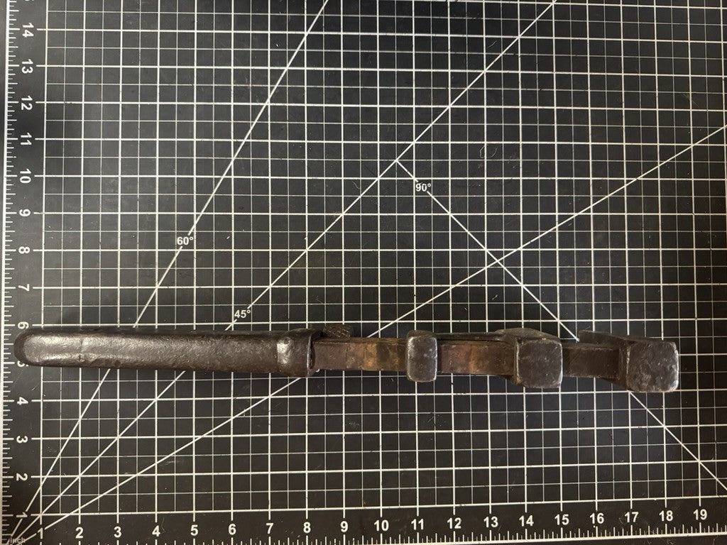 Antique W&B J.H. Williams 16” Adjustable Monkey Wrench – Railroad Special – USA