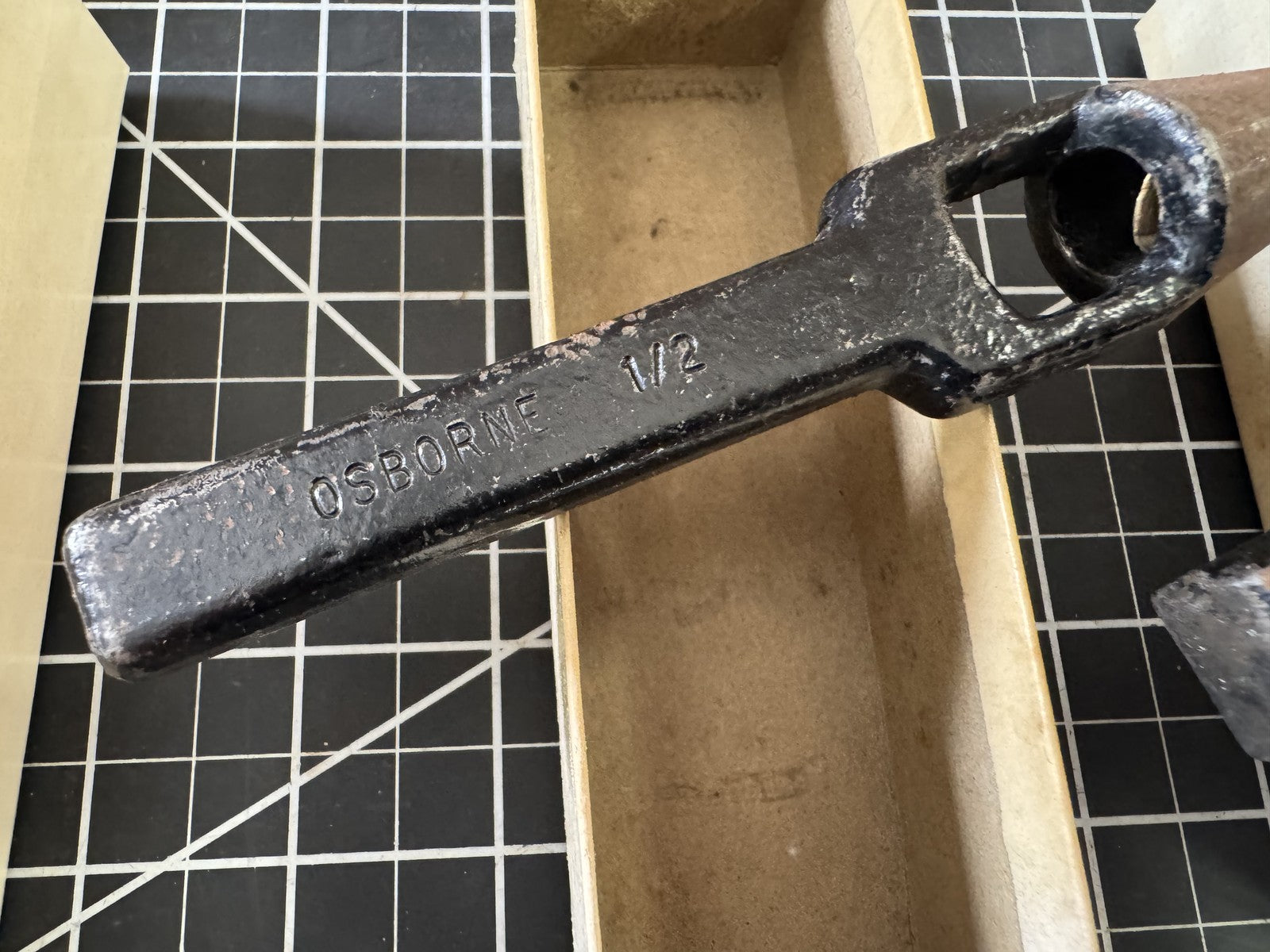 Lot of 3 Osborne No. 149 Arch Punches – 1/2", 7/8", 1" – Vintage w/ Boxes