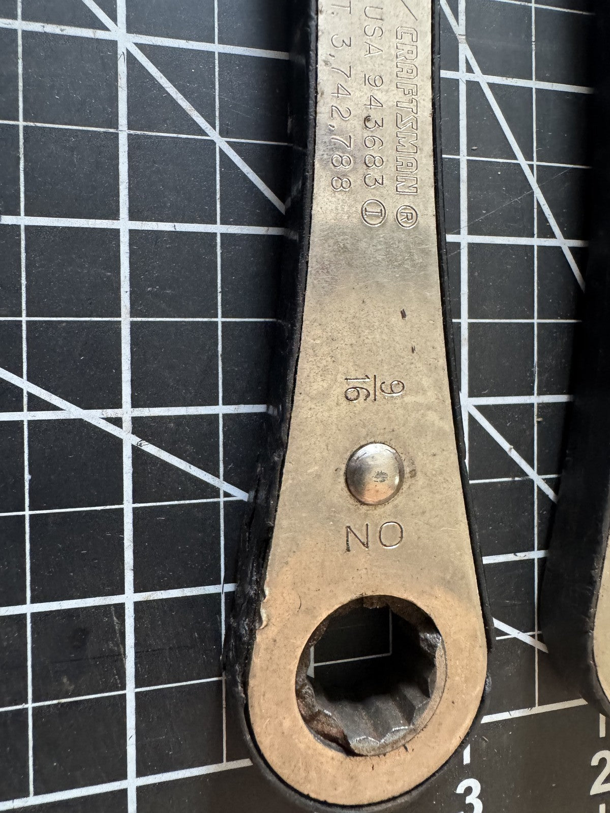 Vintage Craftsman Flat Ratchet Wrench Set – Nos. 43683 & 943683 – 1/2" & 9/16"