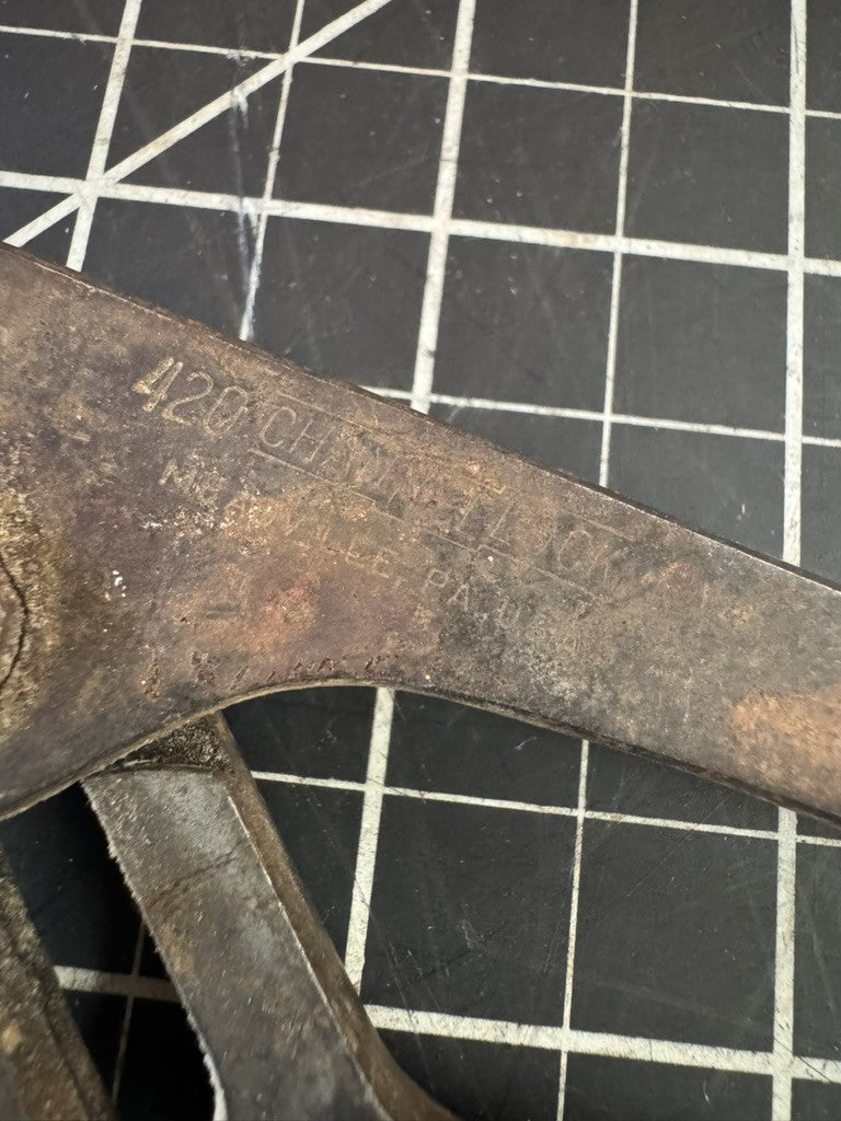 Lot of 2 – Channellock 420 Straight Jaw Tongue & Groove Pliers – 9.5” – USA