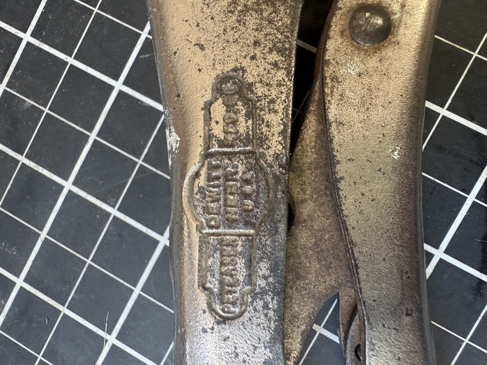 Lot of 2 Vintage Petersen Vise-Grip Locking Pliers 7WR & 10WR – USA Made