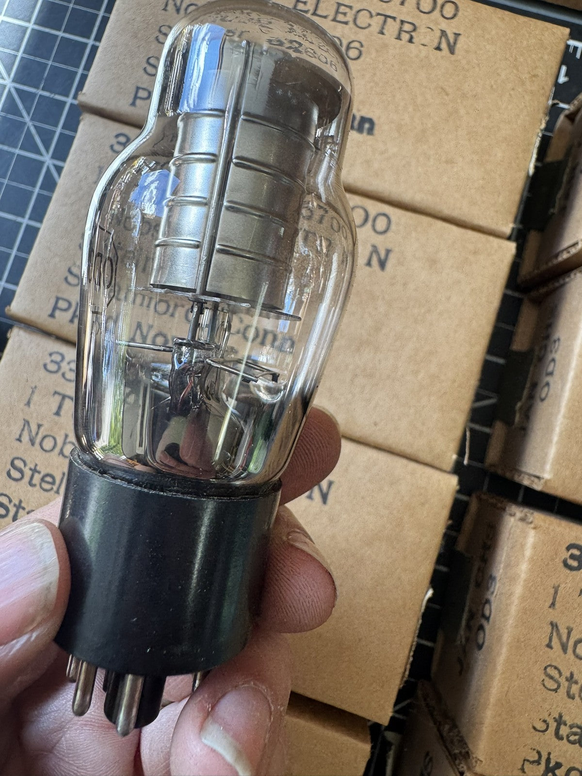Matched Pair JAN CHS 0D3 Radio Tubes – NOS 1952 – Stelma Stamford, Conn – USA