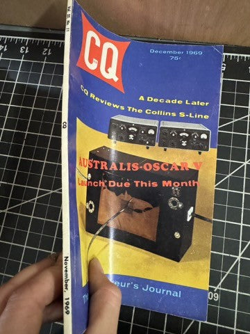 CQ Magazine – Full Year 1969 (12 Issues) – Rare Printing Error – HAM Radio