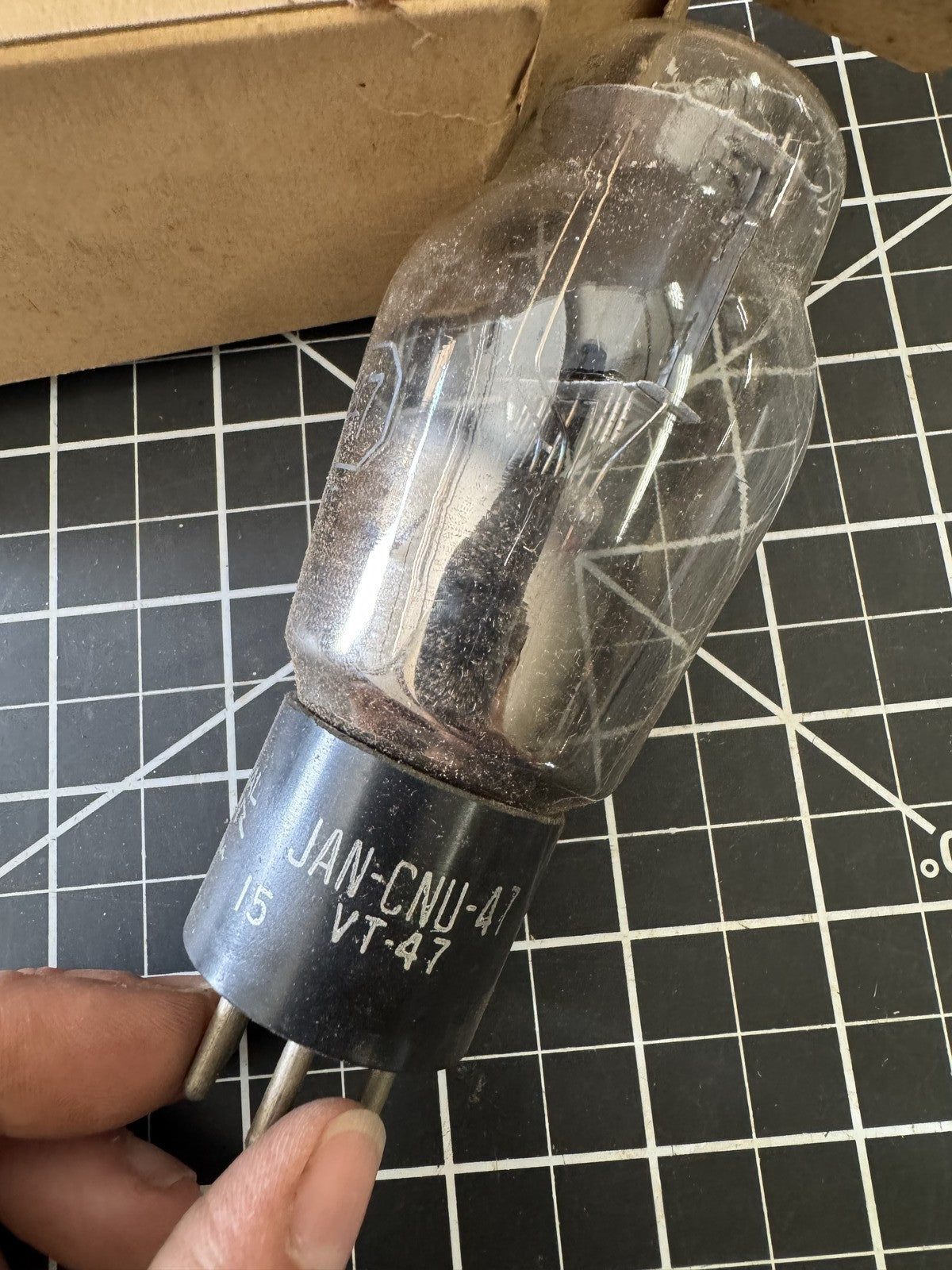 AN CNU 47 V47 Electron Tube | National Union Radio | NOS | WWII Military Grade