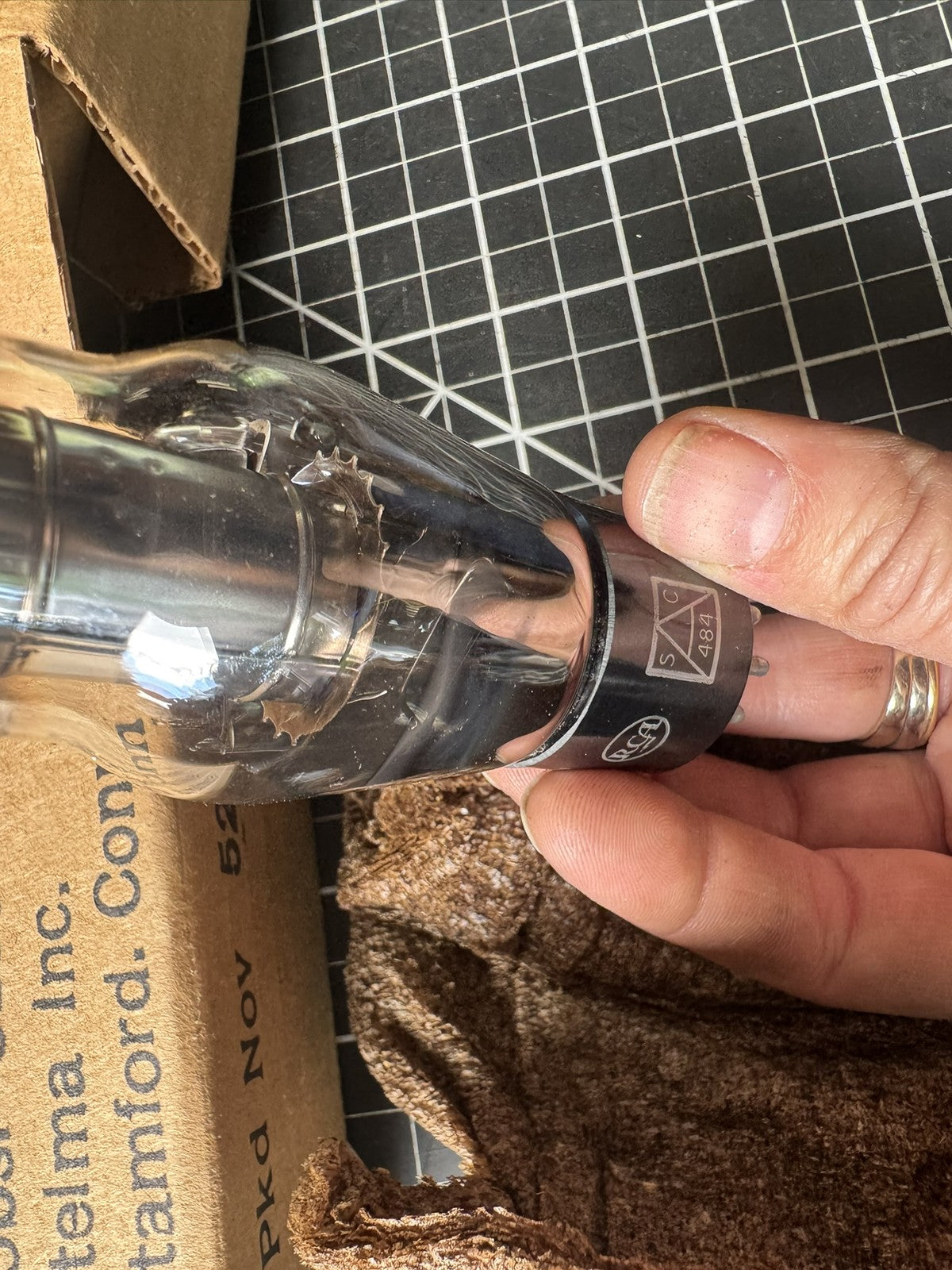 Matched Pair JAN 0C3 Radio Tubes – RCA & Sylvania –USA – 1952