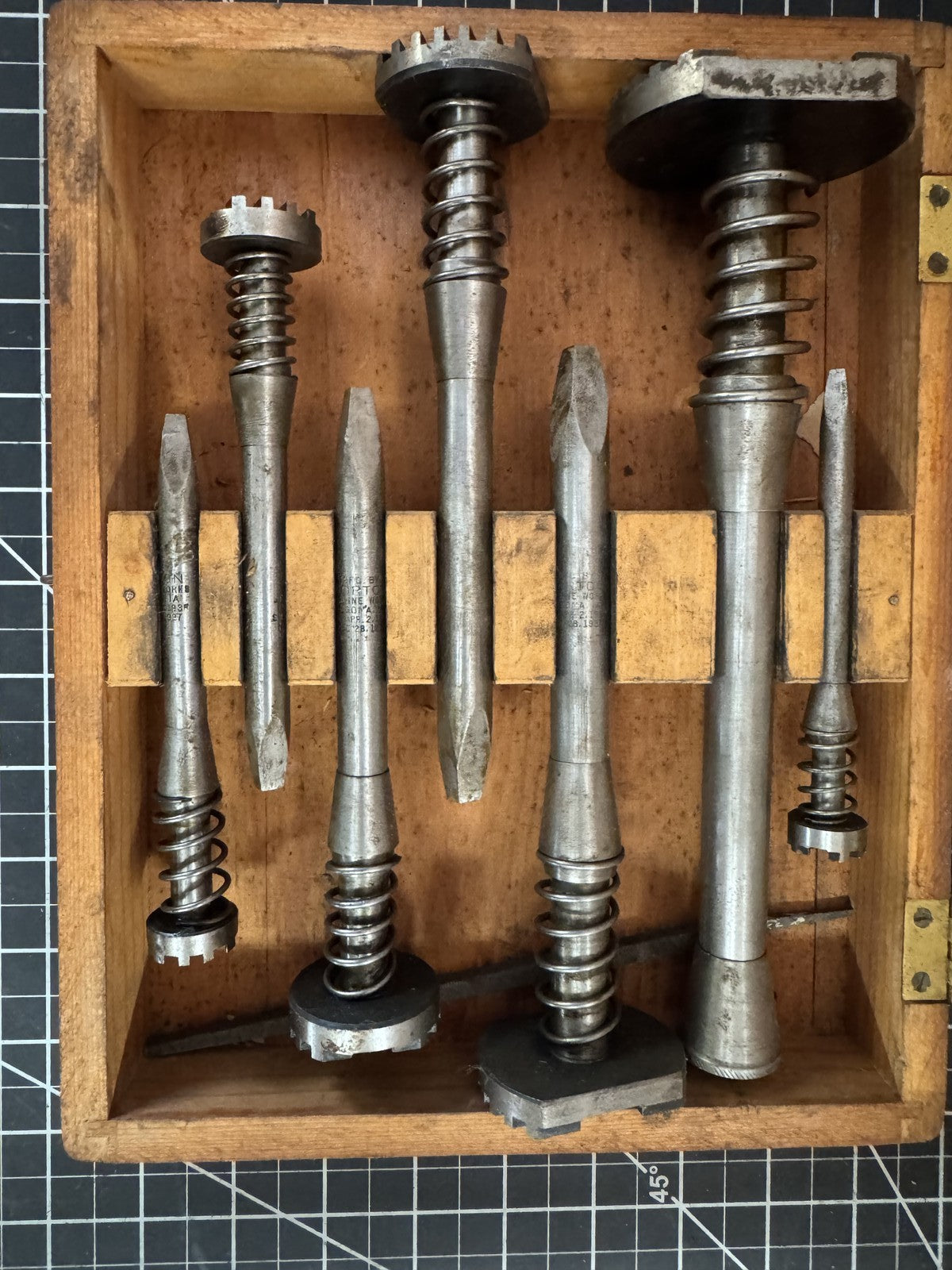 Norton Machine Works Valve Reseating Tool Set – Great Condition