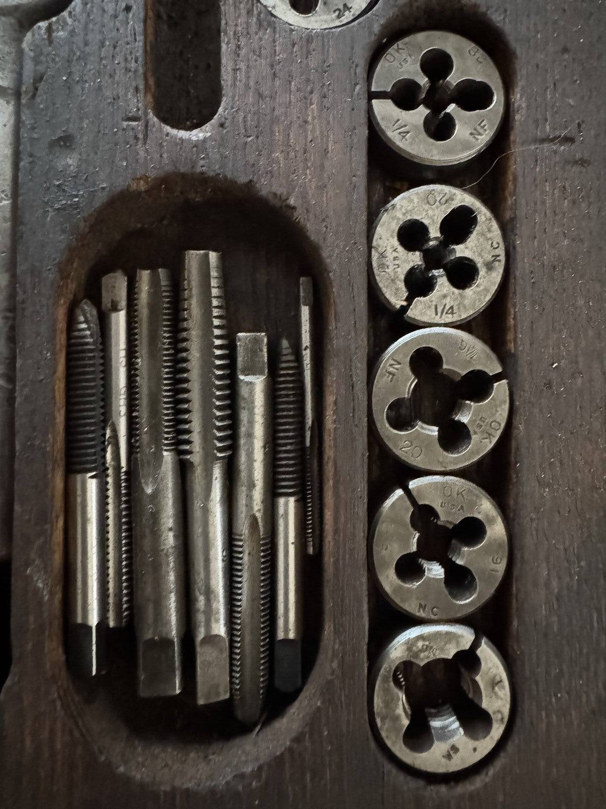 Vintage Greenfield O.K. Jr. Tap & Die Set No. 3100 – Auto Screw Plate
