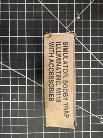Vietnam Era U.S. Army M118 Booby Trap Simulator – Military Training Device