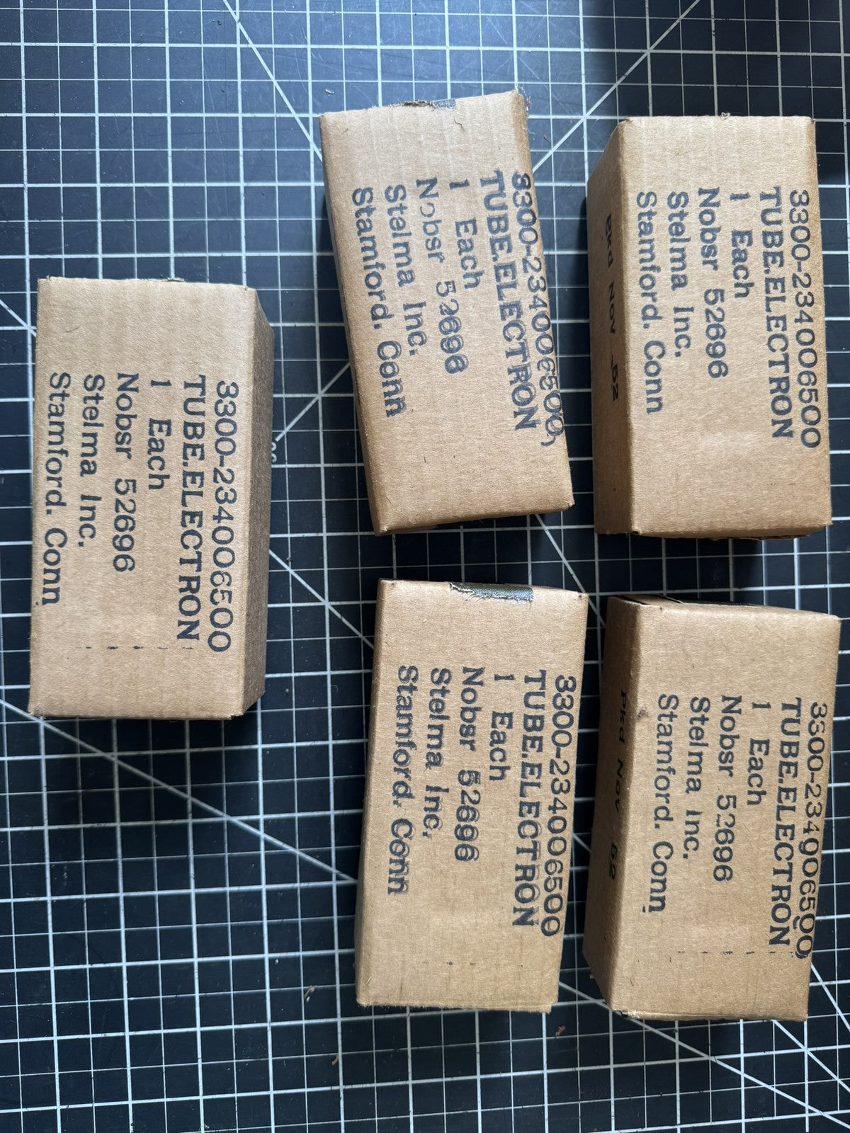 Matched Pair JAN 0C3 Radio Tubes – RCA & Sylvania –USA – 1952