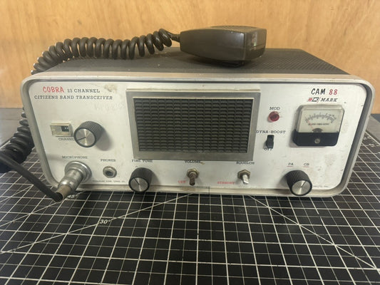 Cobra Cam 88 23-Channel CB Radio Transceiver w/ Microphone – Untested