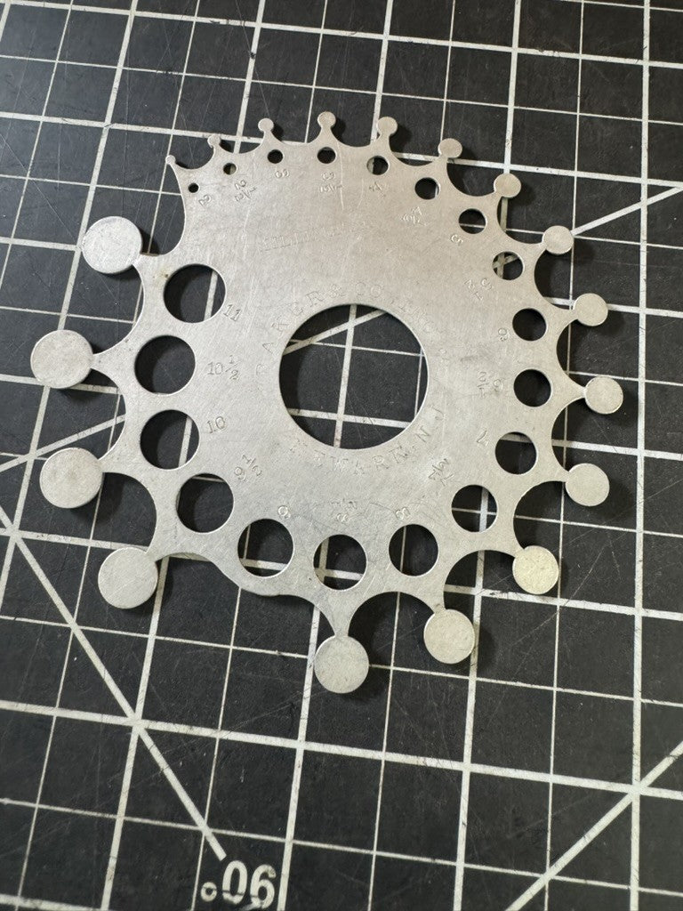 Lot of 2 Vintage Diamond Weight Calculators – Moe 1948 & Baker Carat/MM