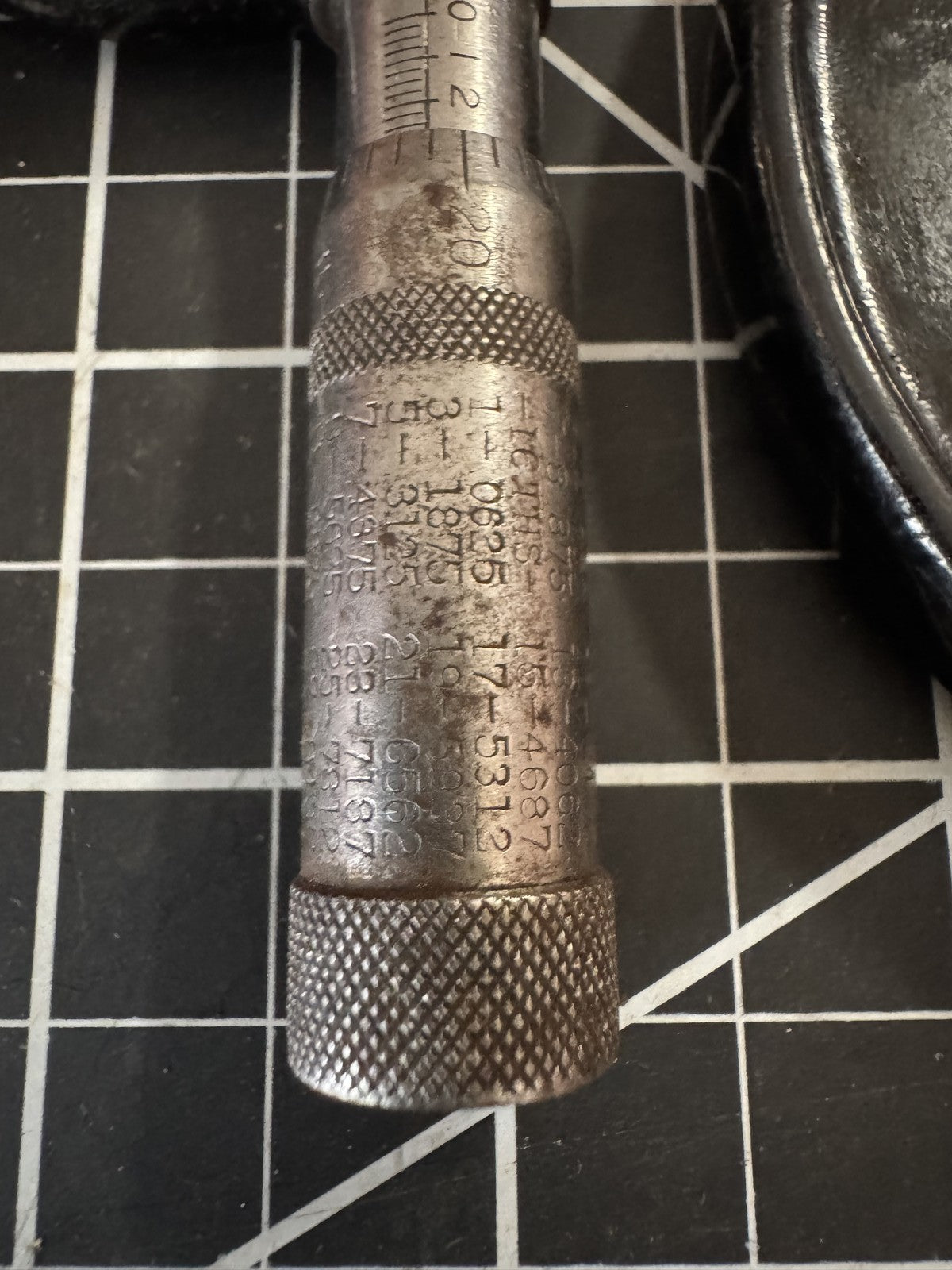 Lot of 2 Vintage Micrometers – JT Slocomb + Unmarked Large Machinist Tool