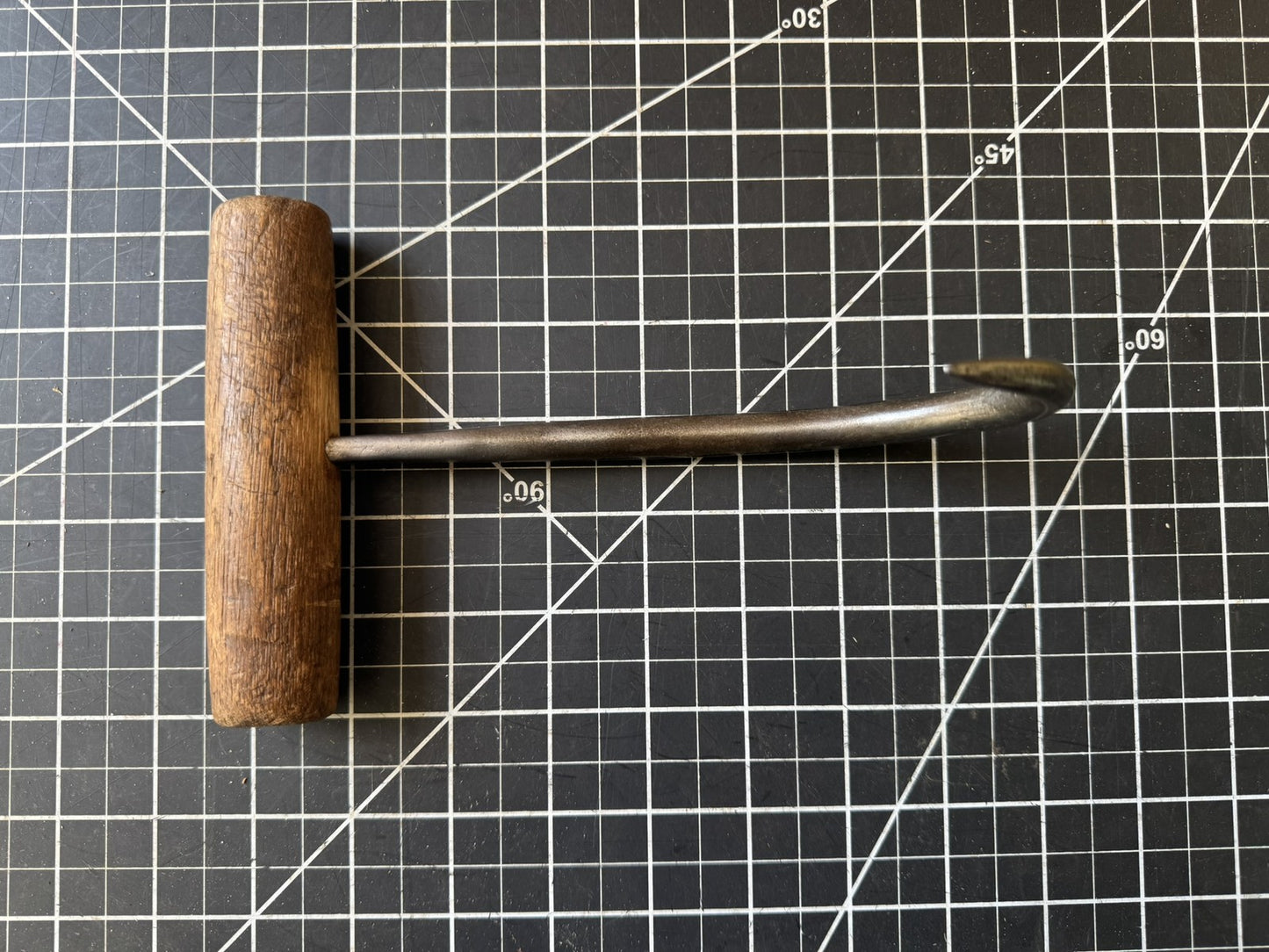 19th Century Whaling Blubber Hook – Antique Maritime Tool – Great Condition