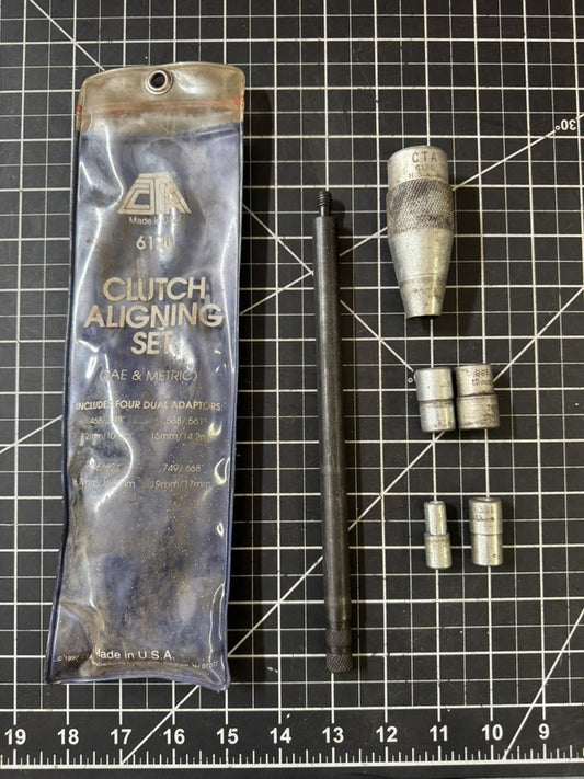 Vintage CTA Clutch Aligning Set (SAE & Metric) – 4 Dual Adaptors – Made in USA