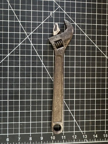Vintage 1930s J.H. Williams Superjustable 10” Adjustable Wrench – Drop Forged