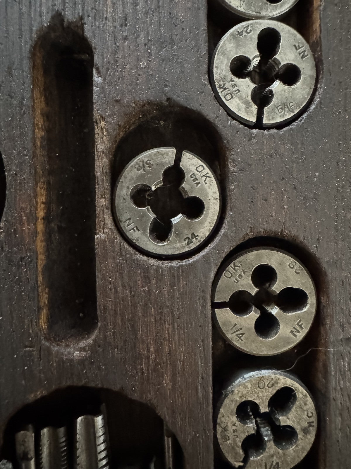 Vintage Greenfield O.K. Jr. Tap & Die Set No. 3100 – Auto Screw Plate